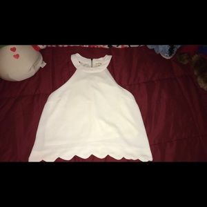 White chiffon blouse